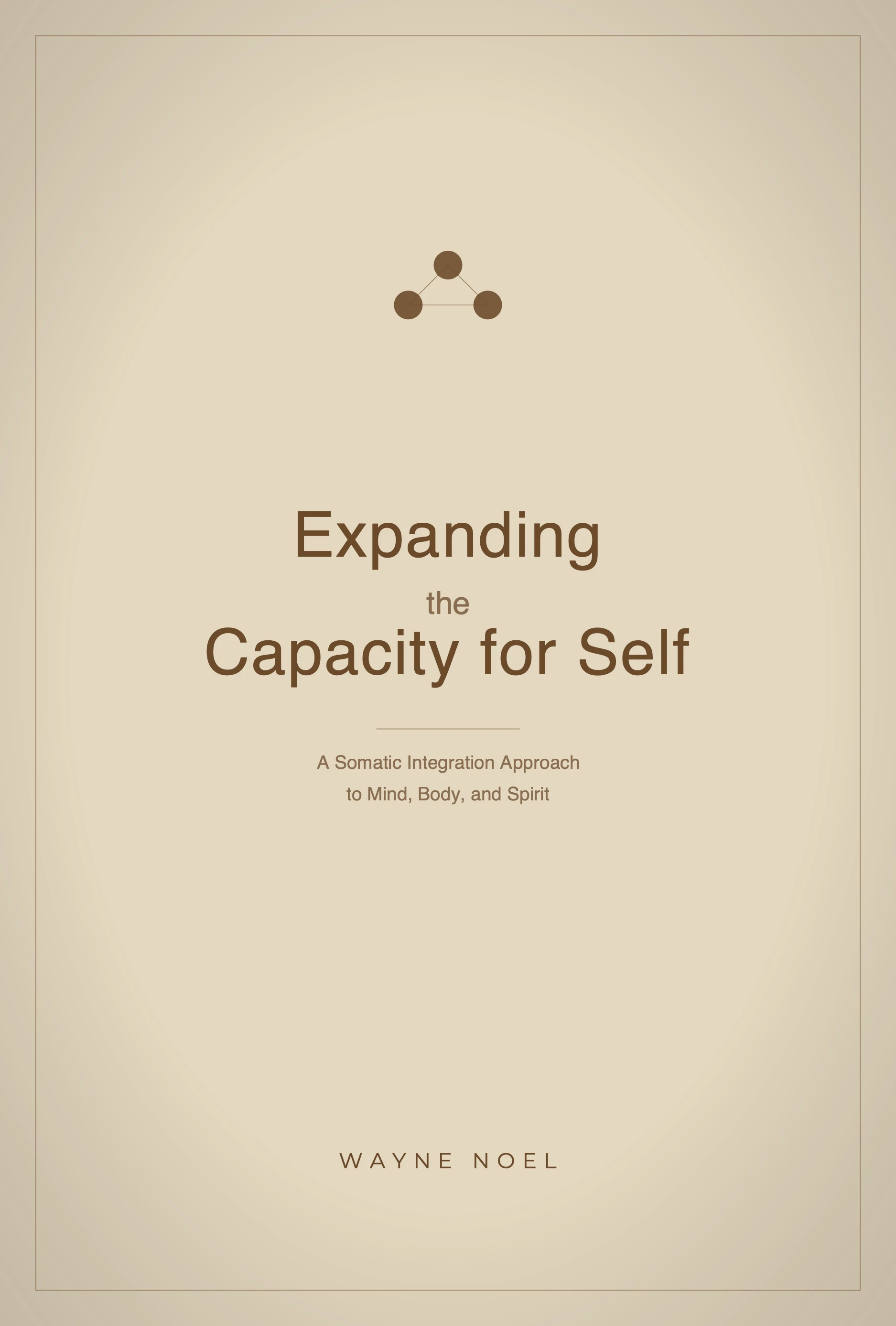Expanding the Capacity for Self, book cover